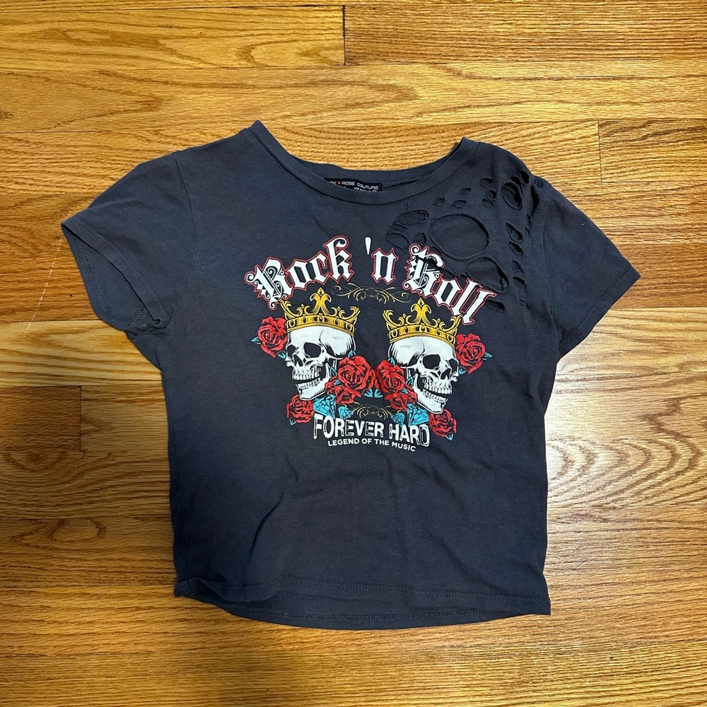 Rock and Roll Distressed T-Shirt